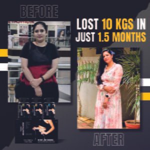 10 Kg Weight loss in just 1.5 Month with beautilook ayurvedic weight loss product