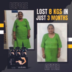 8 Kg Weight loss in just 3 Month with beautilook ayurvedic weight loss product